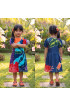 Hand Painted Rayon Kids Dress